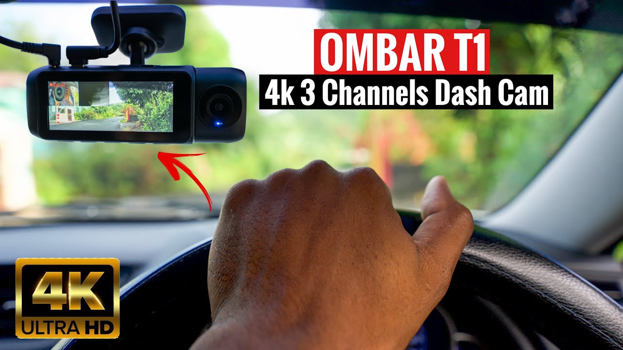 BEST 4k Dash Cam? OMBAR T1 4K 3 Channel Dash Cam | Full Review Unboxing & Setup