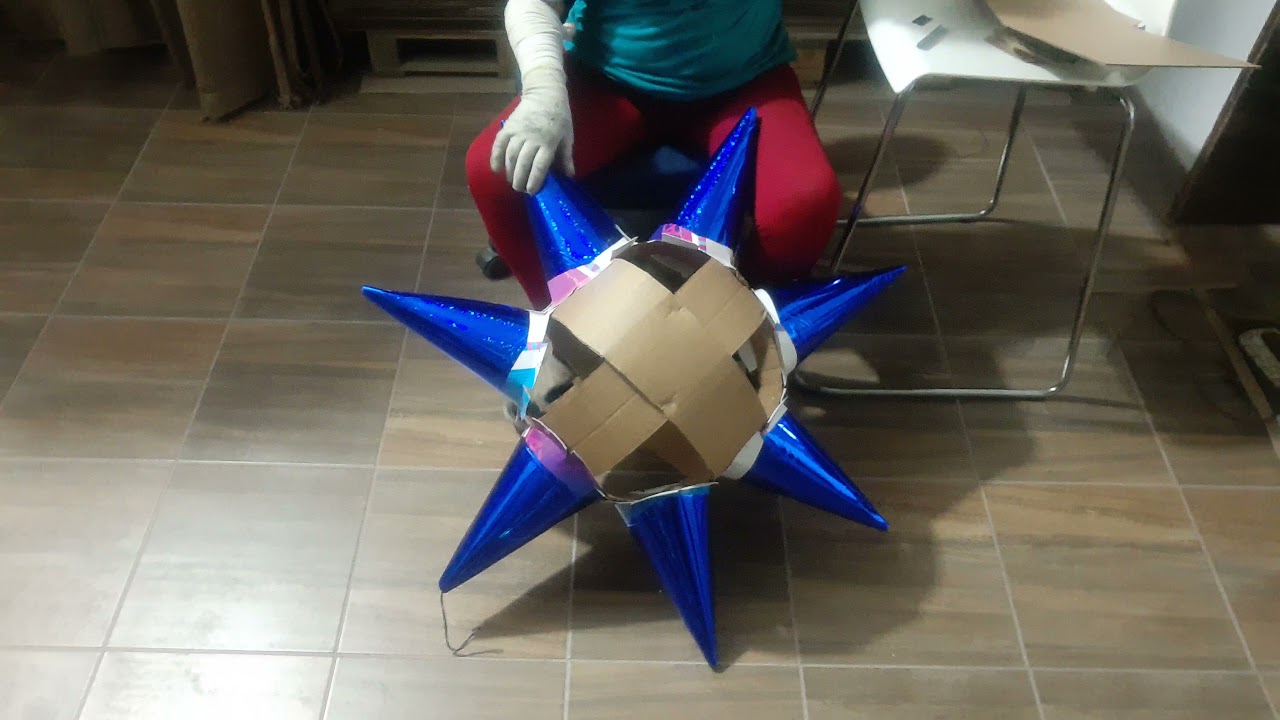 MI MADRE HACIENDO SU PIÑATA DE NOCHEBUENA DE 7 PICOS 🥰🥰🥰