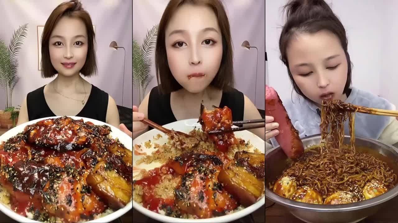 ASMR MUKBANG | SPICY SEAFOOD BOIL CRAB, OCTOPUS, SCALLOP, ENOKI MUSHROOM, SNAIL NOODLES, BOILED EGGS