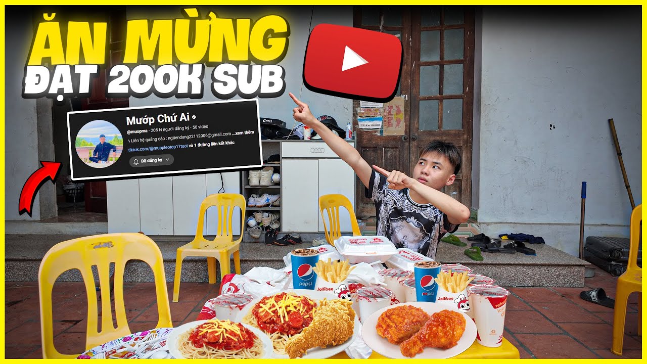 Mướp | Ăn Mừng 200 Ngh&igrave;n Người Đăng K&iacute; !!!
