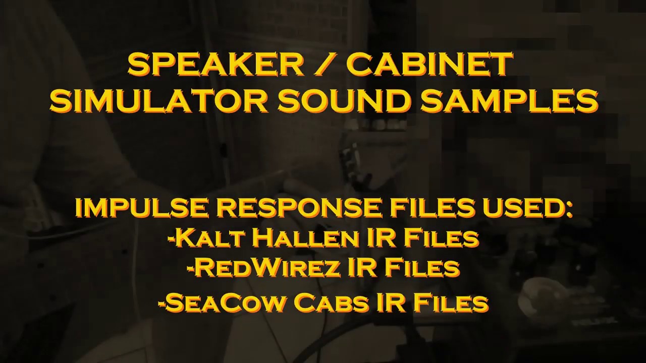 Impulse Response Cabinet simulator shootout, KaltHallen vs Redwirez vs SeacowCabs