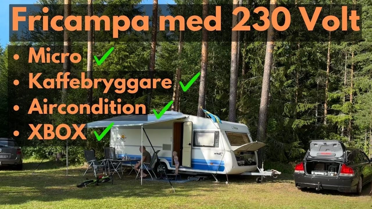 Husvagn / Husbil uppgraderas till fast 230v istället för 12v. 280AH LiFePo4 och inverter.