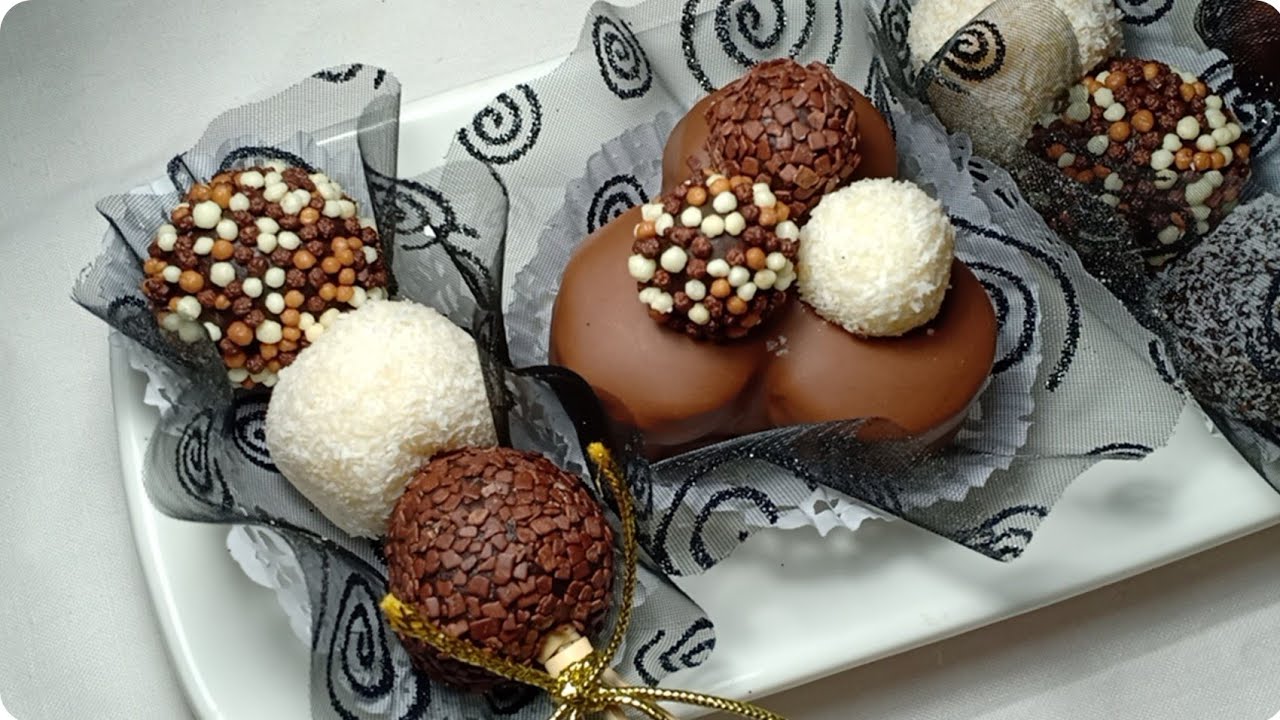 بوصفة وحدة حضري نوعين من الحلوة صابلي les truffes
