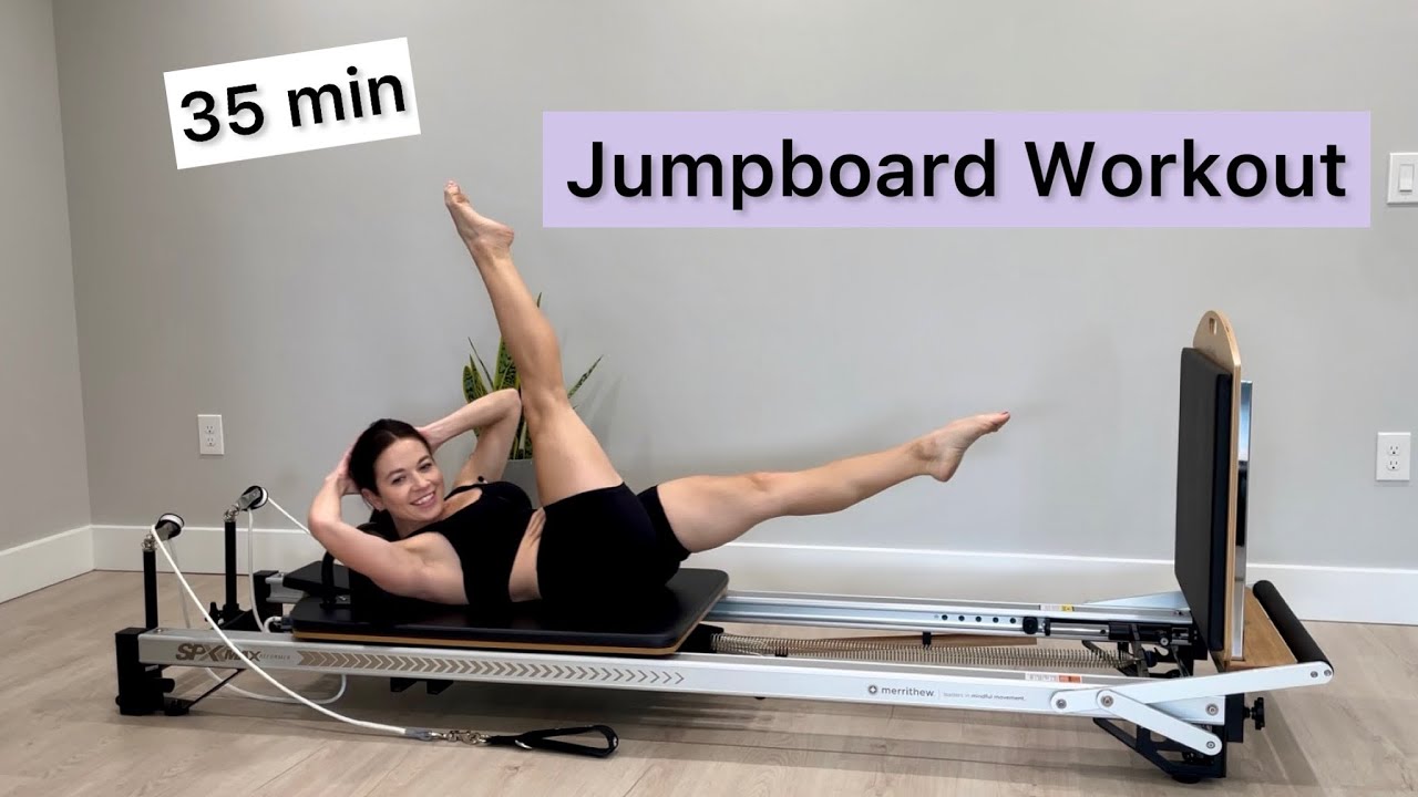 Тренировка Jumpboard Pilates Reformer | 35 мин | Всё тело