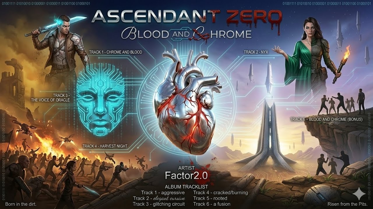 ASCENDANT ZERO - BLOOD AND CHROME (Full Saga) by Factor2.0 🎧