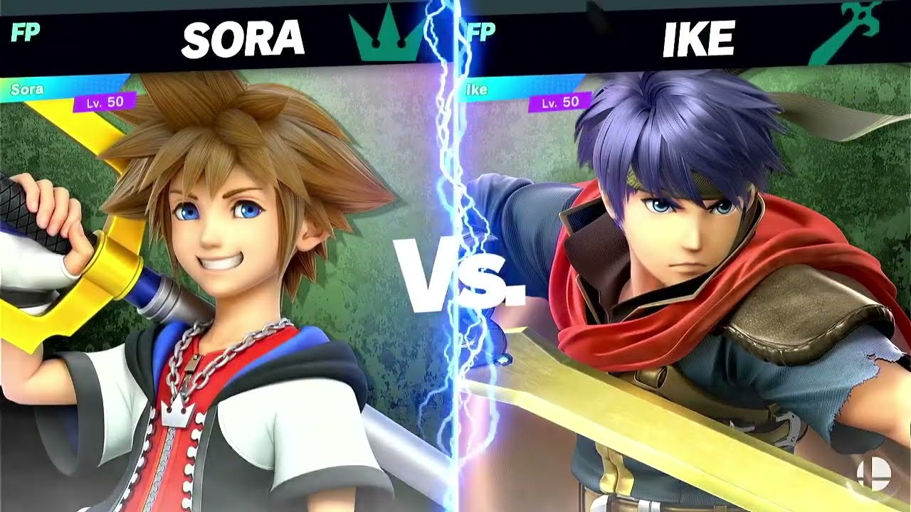 Super Smash Bros Ultimate Amiibo Fights Sora vs the World #32 vs Ike
