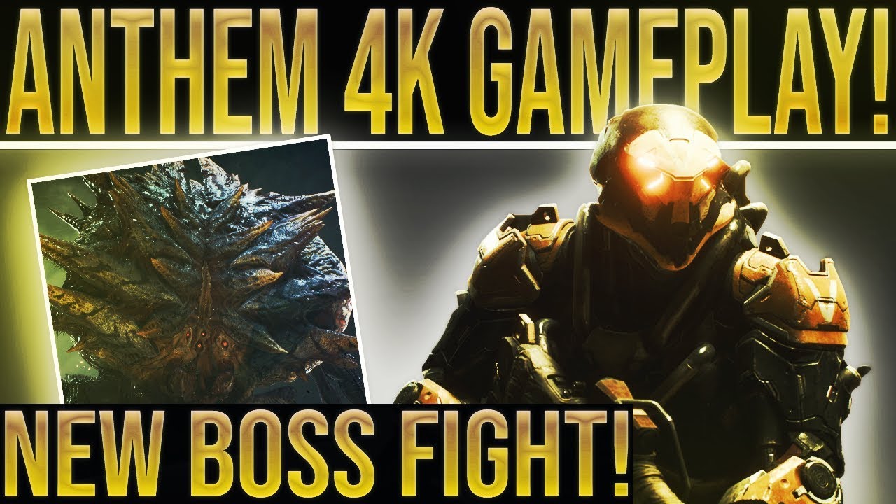НОВЫЙ ГЕЙМПЛЕЙ ANTHEM В 4K! Битва с боссом в миссиях, Колосс, оружие, способности, добыча и много...