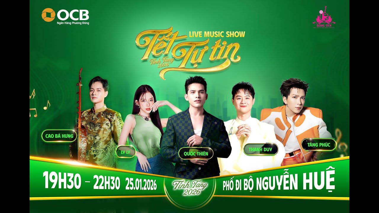 🔴Live Show Music: TẾT TỰ TIN - TÍNH TANG 2026