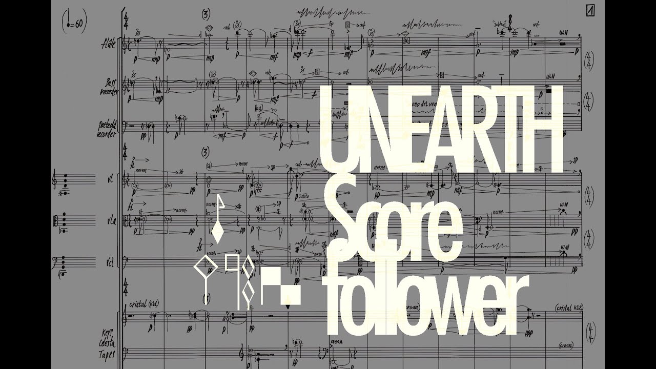 Le Tombeau de Pasolini Vol I - Guiraud/Ictus Ensemble - UNEARTH Score follower