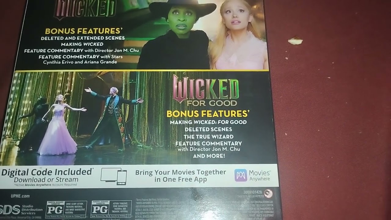 Unboxing Wicked 2 Movie Collection Blu Ray