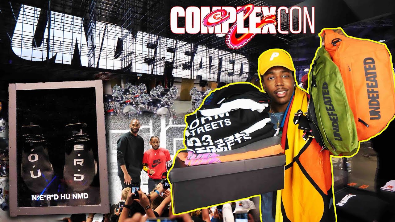 IT WAS CRAZY! COMPLEXCON DAY 2! 1 OF 100 NIKE COP! KENDRICK & KOBE, N*E*R*D NMD & $1000+ IN PICKUPS!