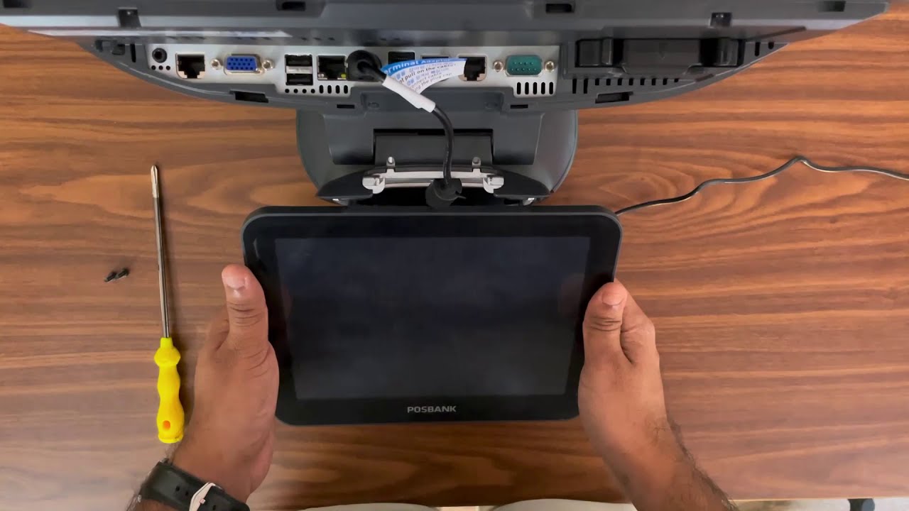Secondary Display Installation on Posbank Apexa G POS Terminal