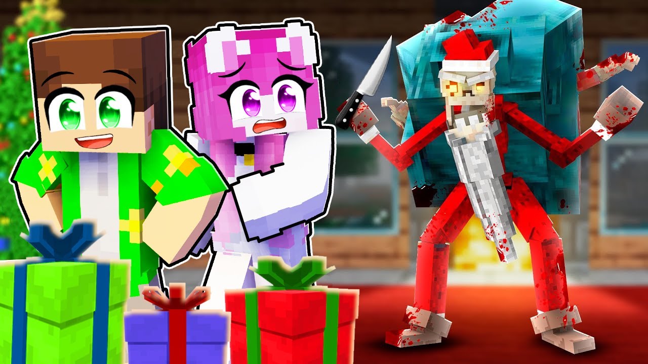 NU il Cauta pe Mosu *MALEFIC* de Craciun pe Minecraft...