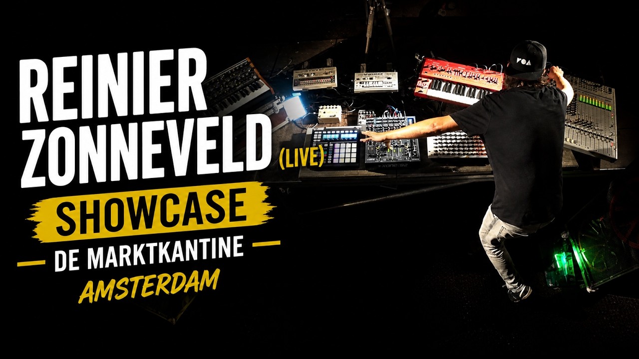 Reinier Zonneveld (live) Showcase | De Marktkantine | Amsterdam (Netherlands)