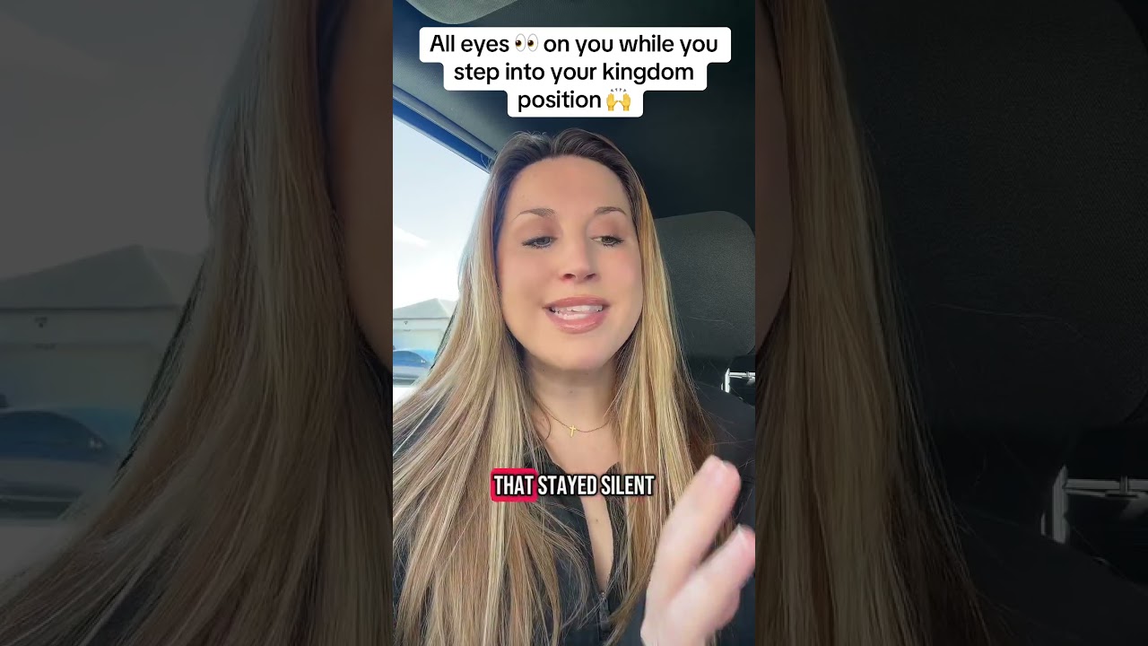All eyes on you, as you step into your kingdom position 🙌