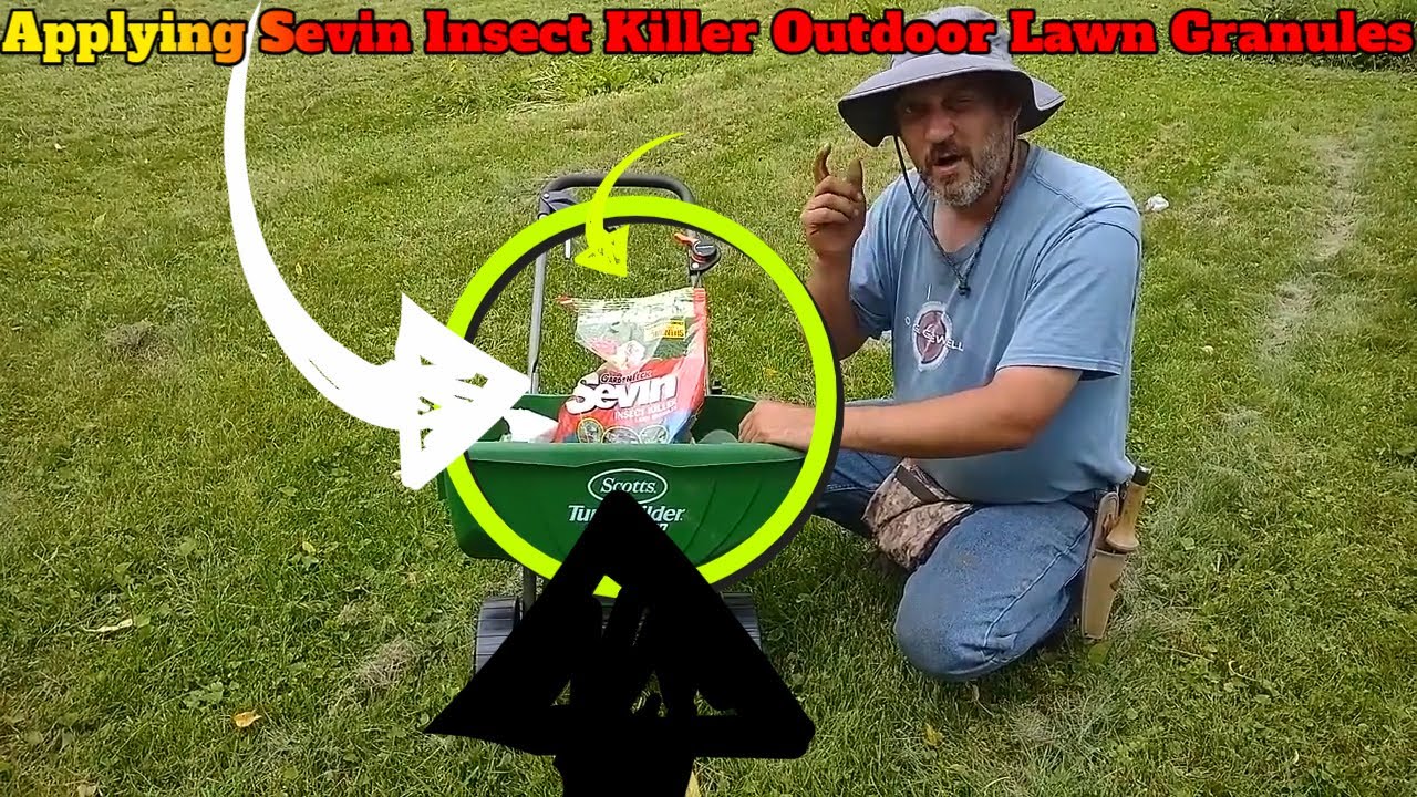 Applying Sevin Insect Killer Outdoor Lawn Granules