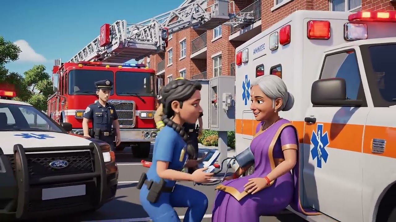 Wheel Heroes Police Cars, Fire Trucks, and Ambulances