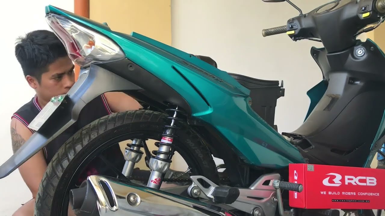 DIY Rear Suspension Upgrade: Installing RCB A2 Series on Suzuki Smash