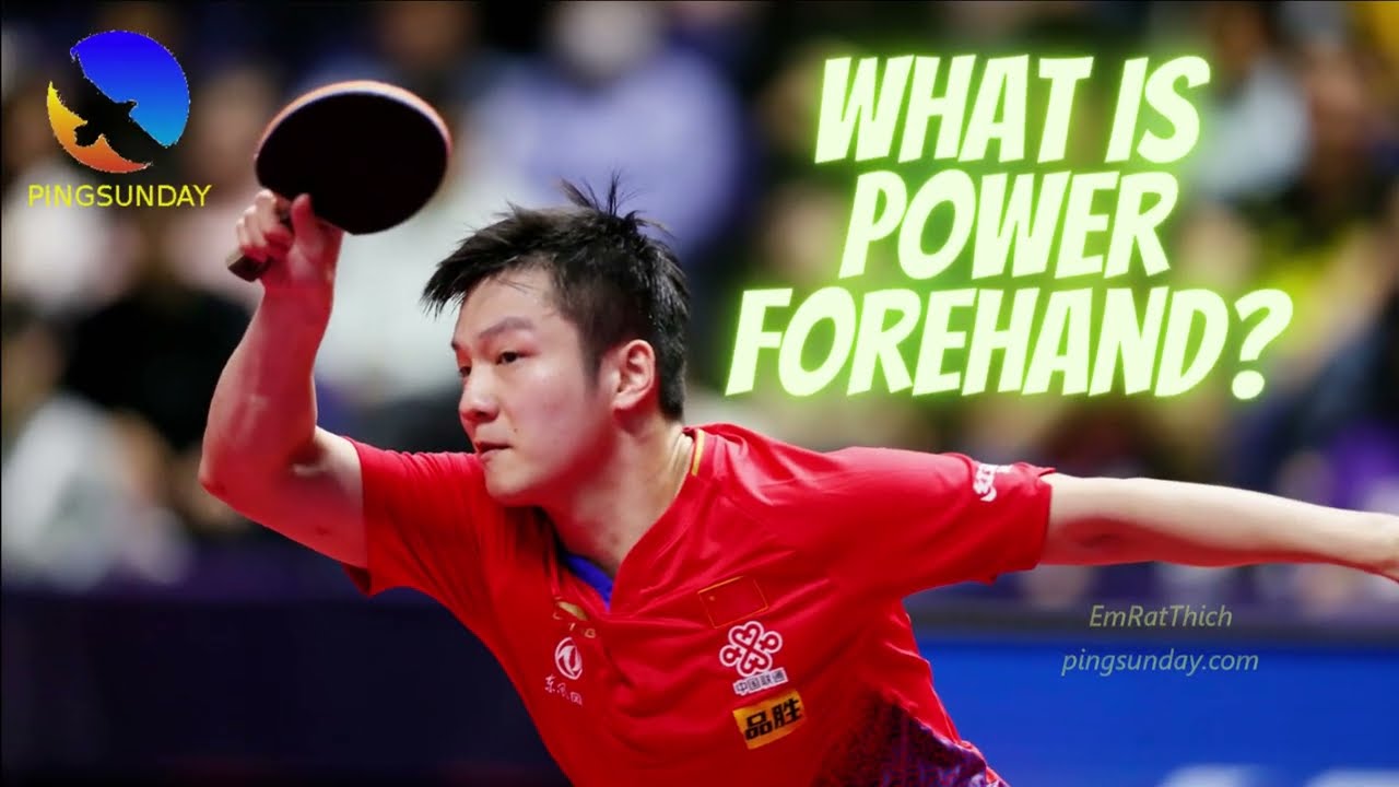 Fan Zhendong - мощный топ-спин справа 1000 В