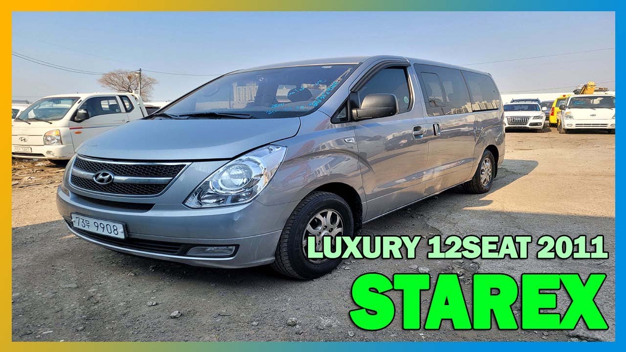 [USEDCAR BUSYMAN, Autos usados en corea] STAREX LUXURY 12SEAT SILVER KMJWA37JBBU 312944