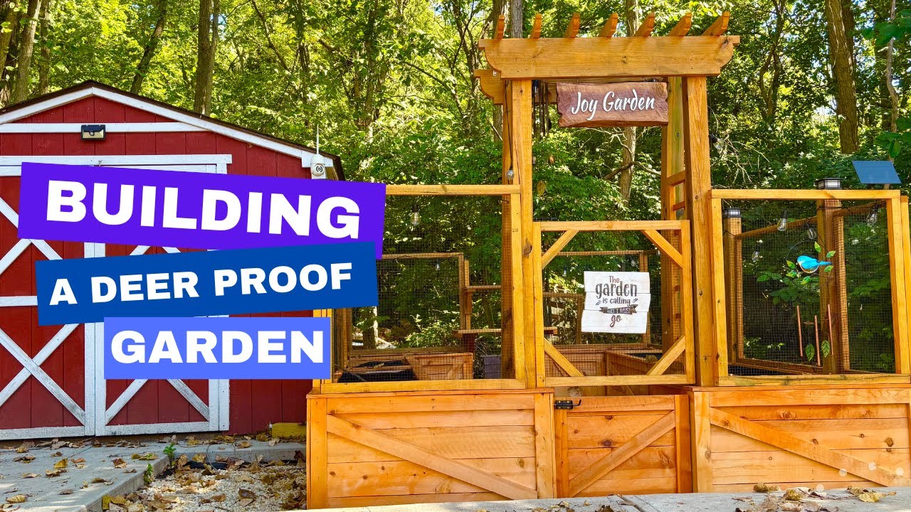 Build the ULTIMATE Raised Garden Bed: Deer-Proof & Beautiful