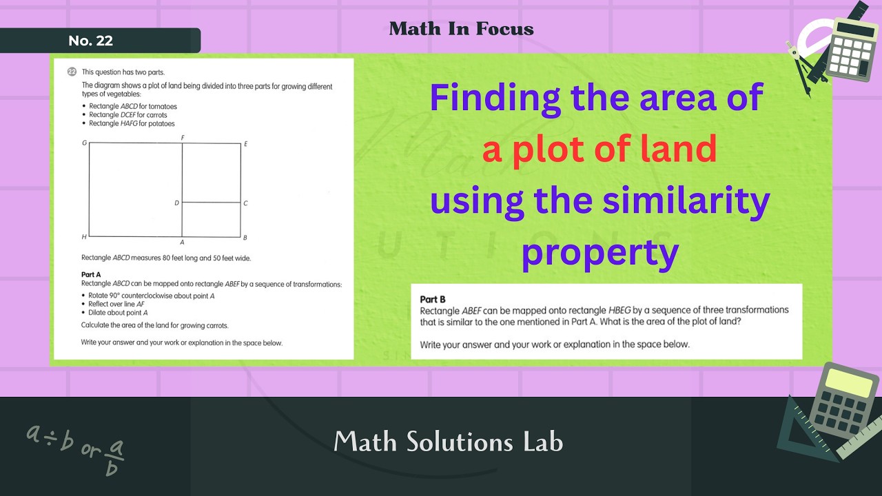 Find the area of a plot of land - Explained in Burmese