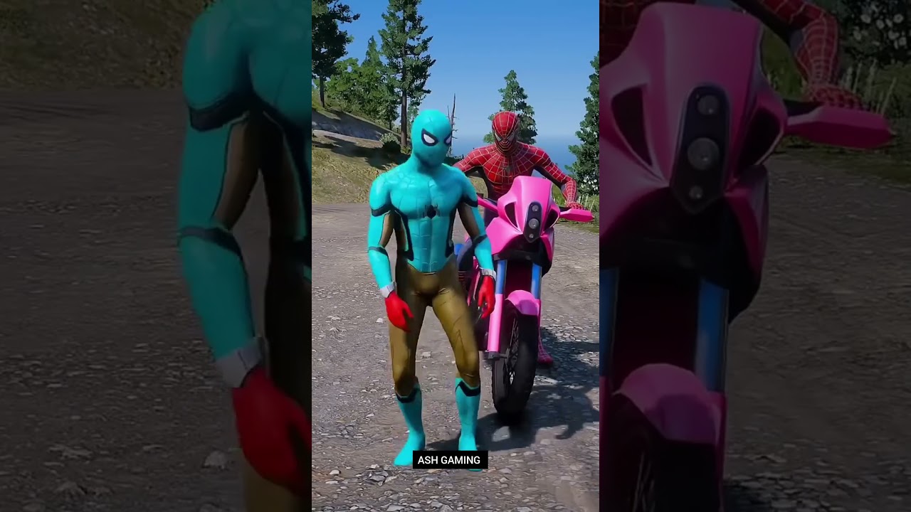 Hero Spiderman 🫣🤣 #gta5 #malayalam
