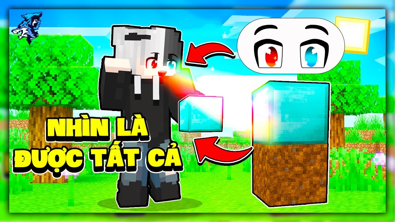 Minecraft nhưng Siro Chỉ Cần Nhìn Là Sẽ Có Tất Cả Mọi Thứ