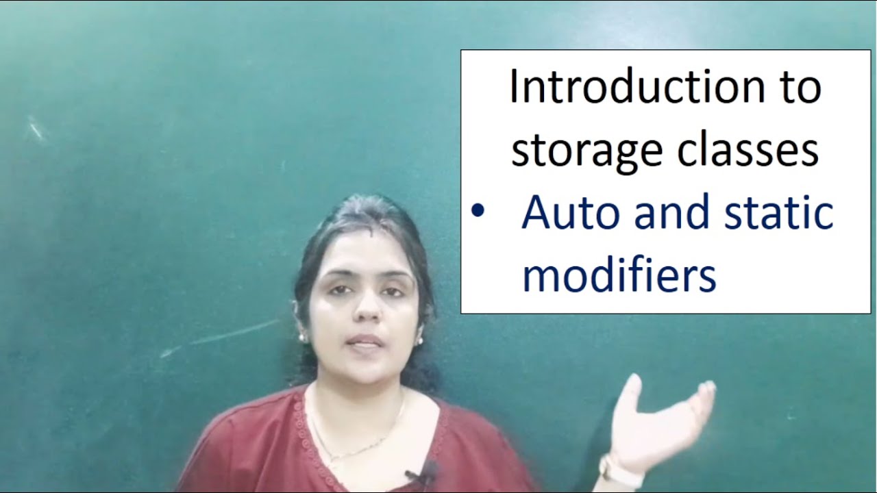 Storage classes in c | auto and static in c