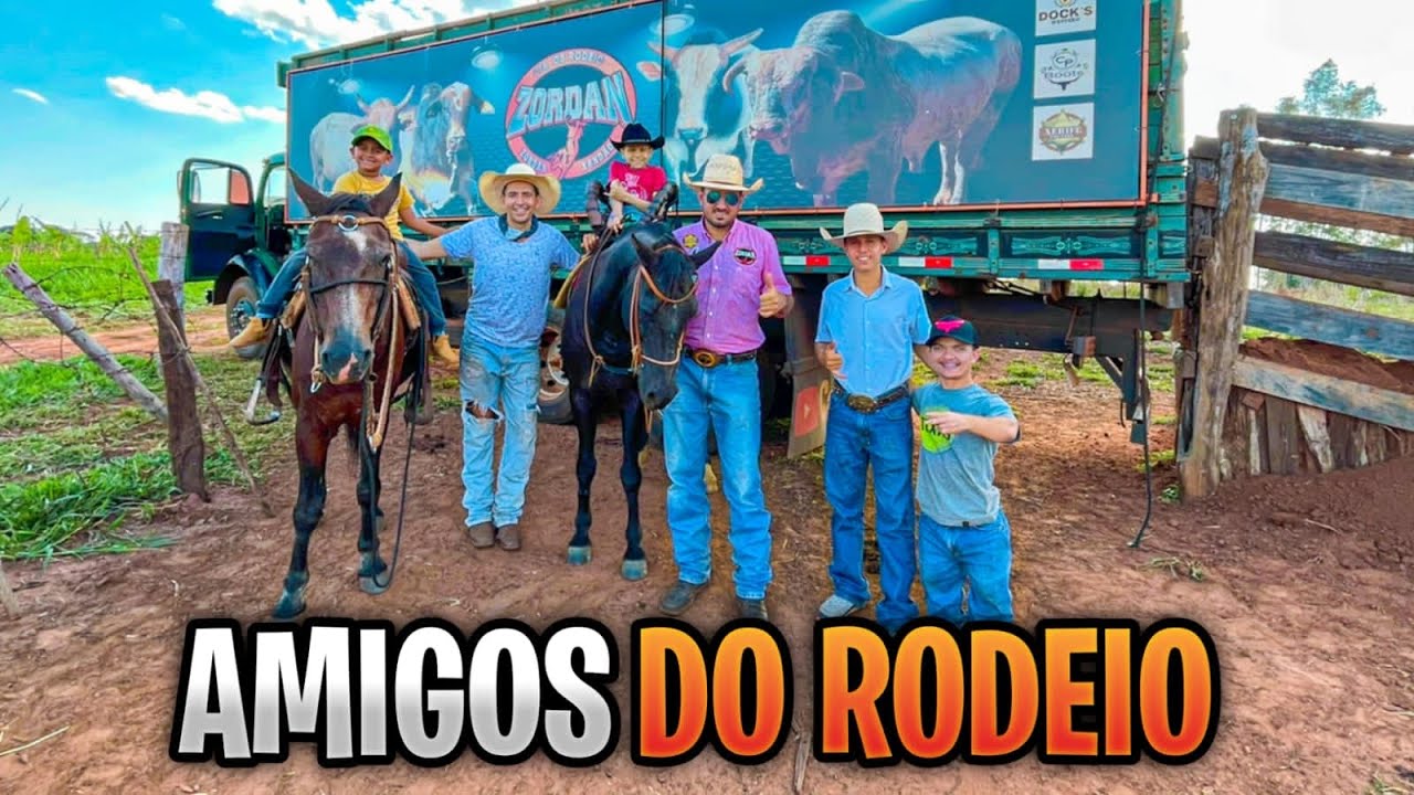 REALIZEI O SONHO DO MEU AMIGO NO RODEIO