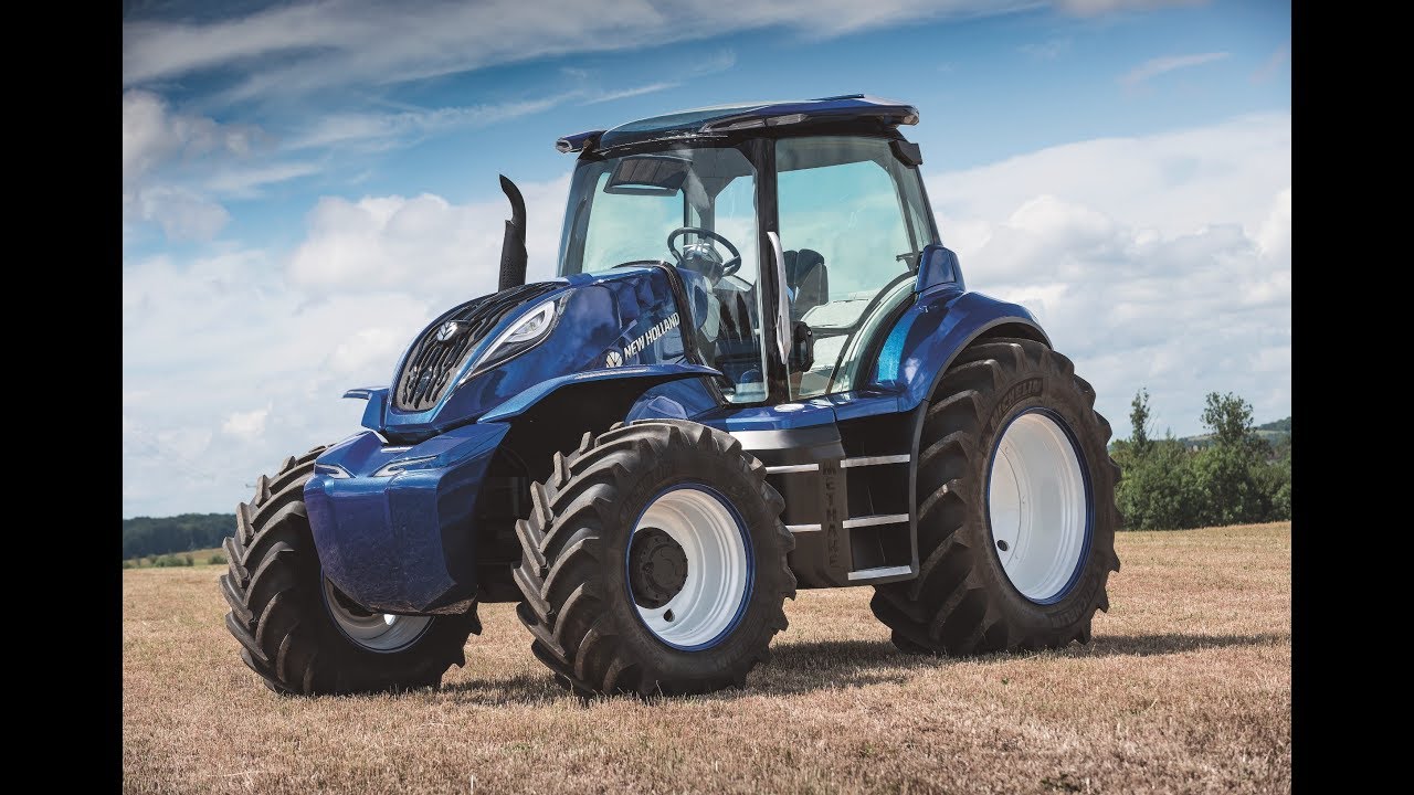 The New Holland Agriculture methane powered concept tractor (Short Version)