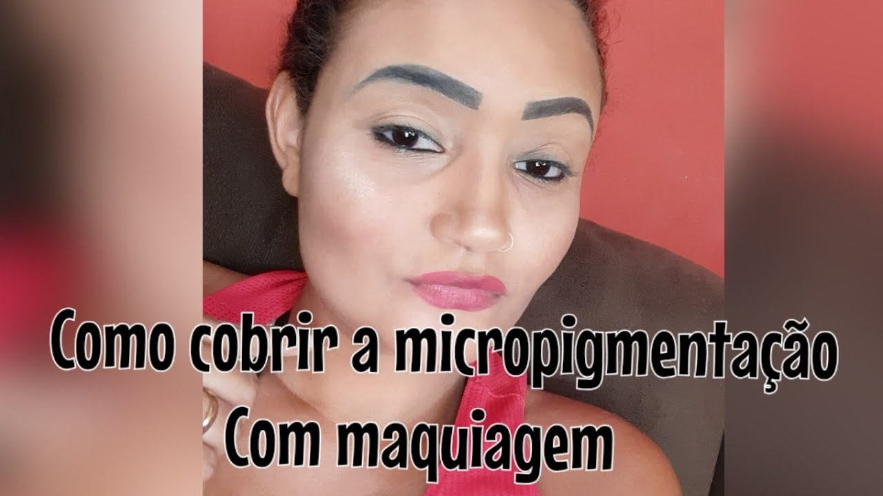 Como cobrir a micropigmentação de sobrancelha com maquiagem  #make #natura #avon