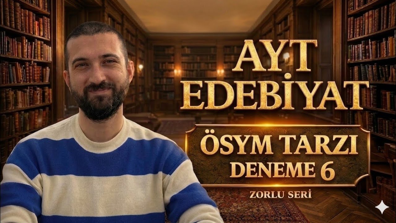 AYT Edebiyat ÖSYM Tarzı Zor Deneme 6 / Öğretici Sorular (KPSS - TYT) 
