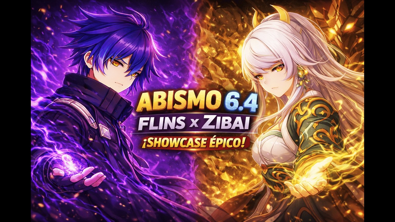 Abismo 6.4 Showcase Flins x Zibai - Genshin Impact Abyss 6.4