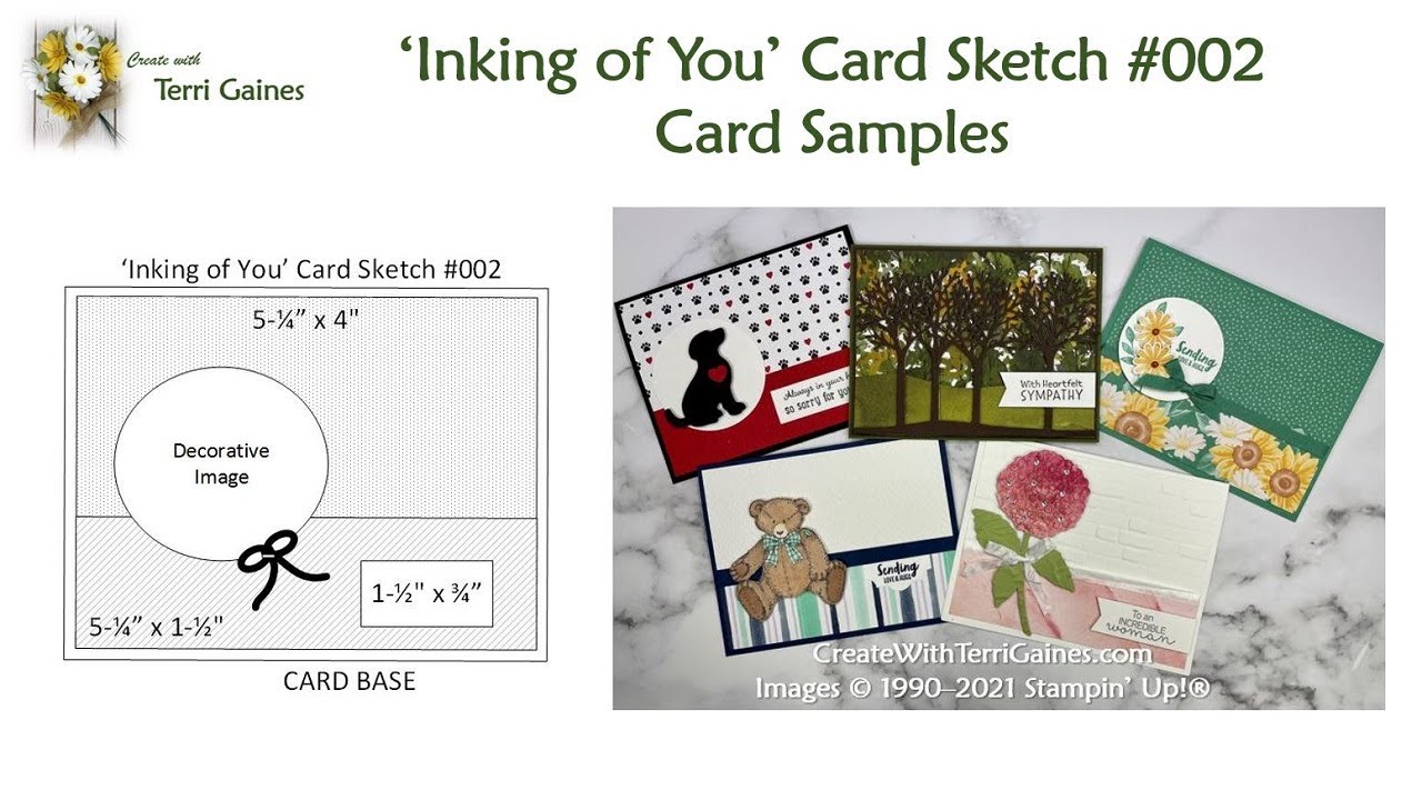 'Inking of You' Card Sketch 