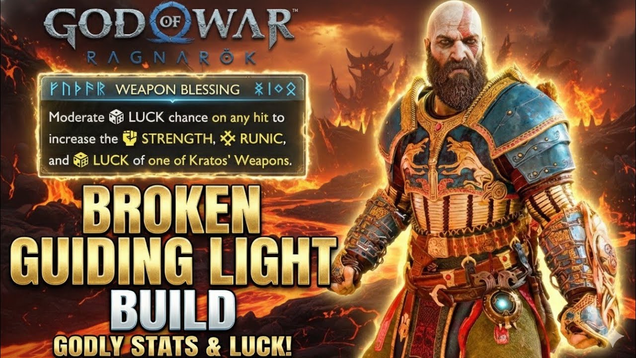 Gna And Berserker King Got Deleted By Guiding Light Build Kratos - God Of War Ragnarok