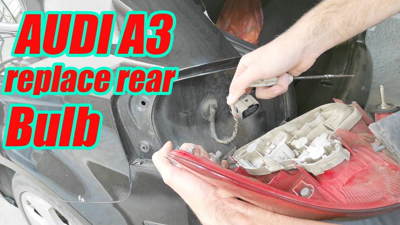 AUDI A3 8P - How to Replace/Repair tail light Bulbs - (2003-2013)