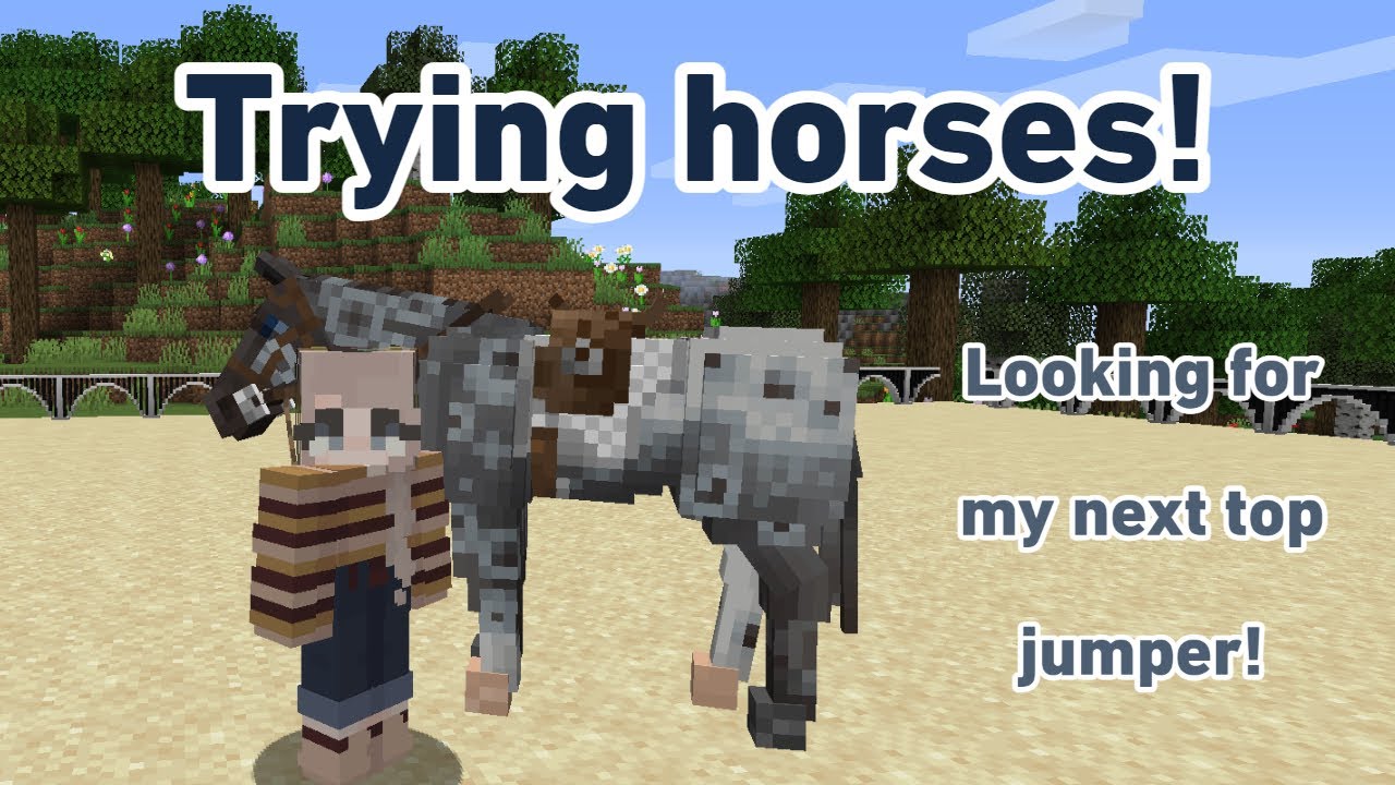 Trying horses! | Looking For A New Jumper!! | Vlog | RRP | SWEM | Minecraft | Horse | primrose