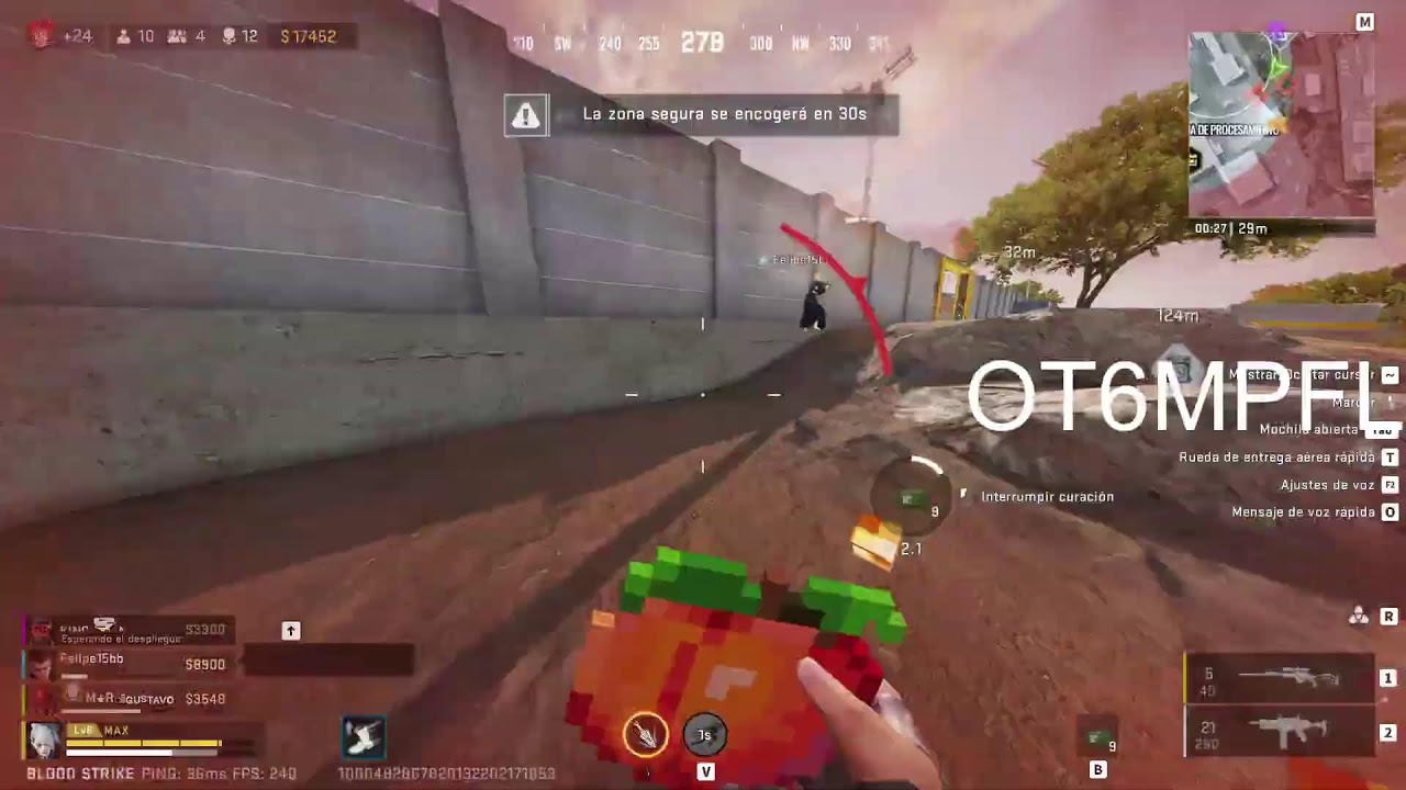 Sacando la m4 de lujo ultra