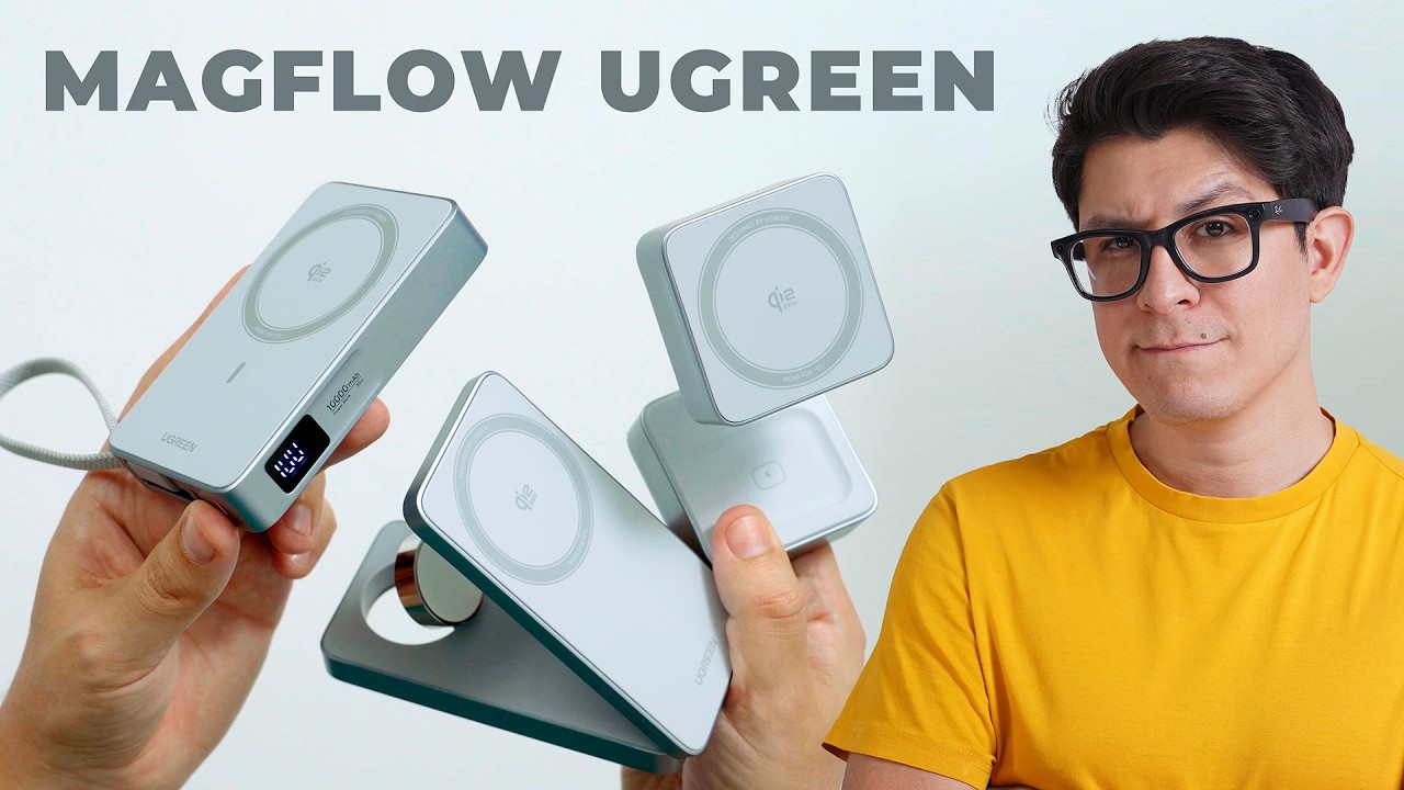 Linea de Cargadores Magflow Ugreen - Carga Rápida Inalámbrica de 25W