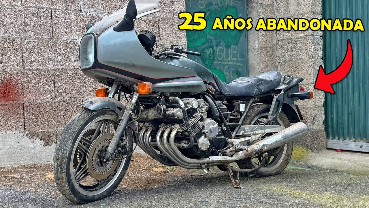 RESCATO una HONDA CBX 1000 ABANDONADA durante 25 AÑOS en una ISLA
