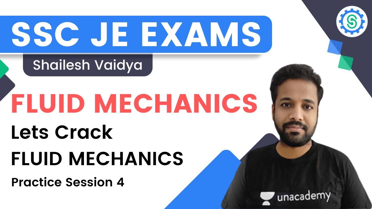 Lets Crack Fluid Mechanics | Practice Session 4 | SSC JE Exams | Shailesh Vaidya