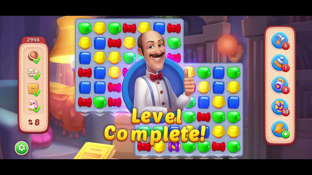 Homescapes Knight's Race | Level 2939 - 2953 