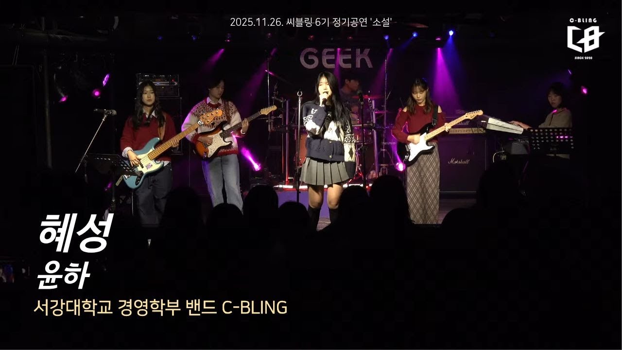 윤하 - 혜성 (서강대 C-BLING cover) [25.11.26] (Only Audio)