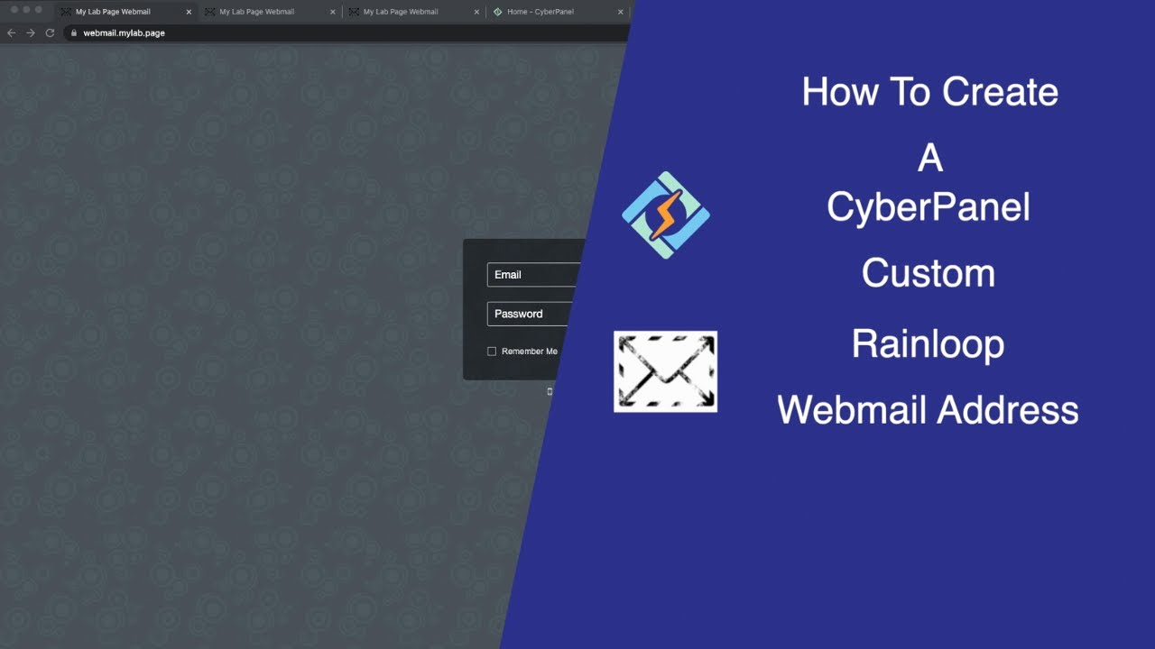 Cyberpanel Custom Rainloop Webmail Address