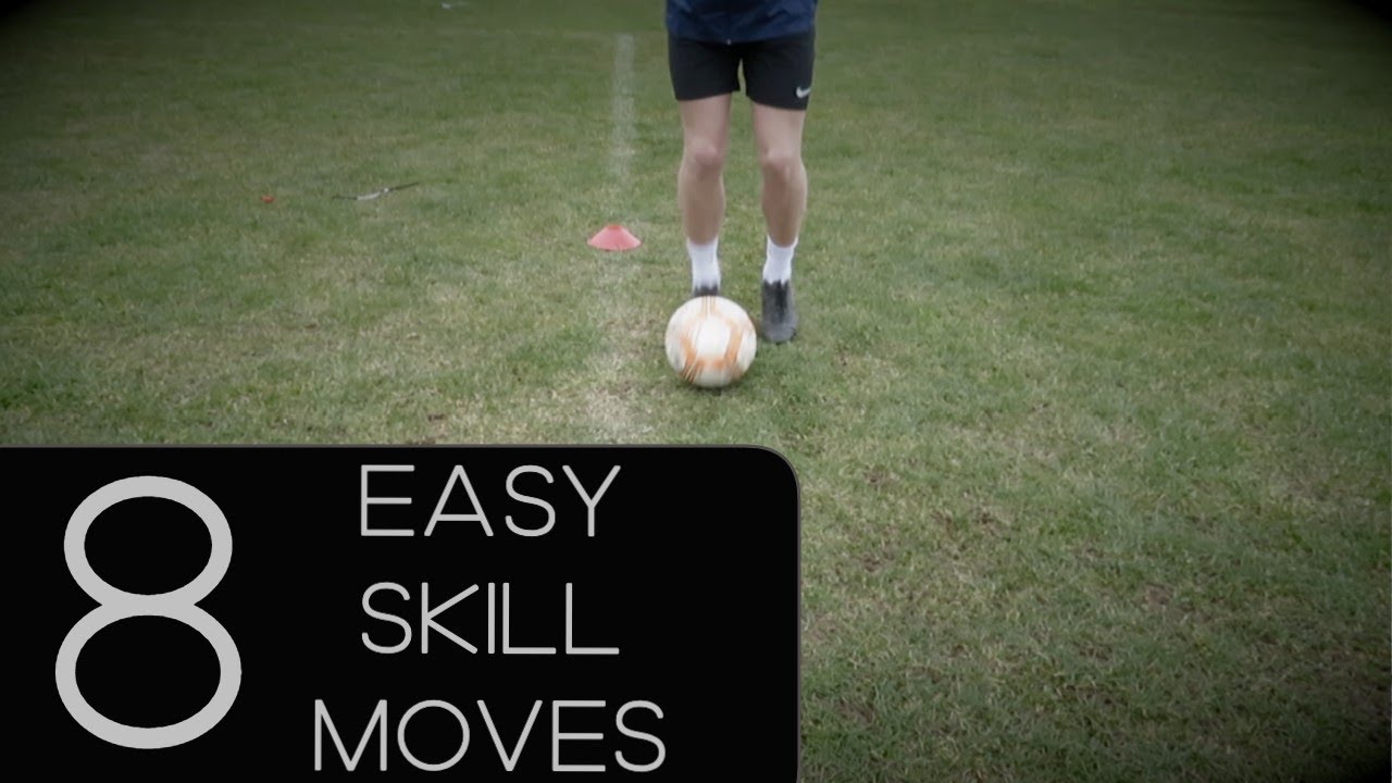 8 EASY FOOTBALL/SOCCER SKILL MOVES TO BEAT DEFENDERS| TOFA #25