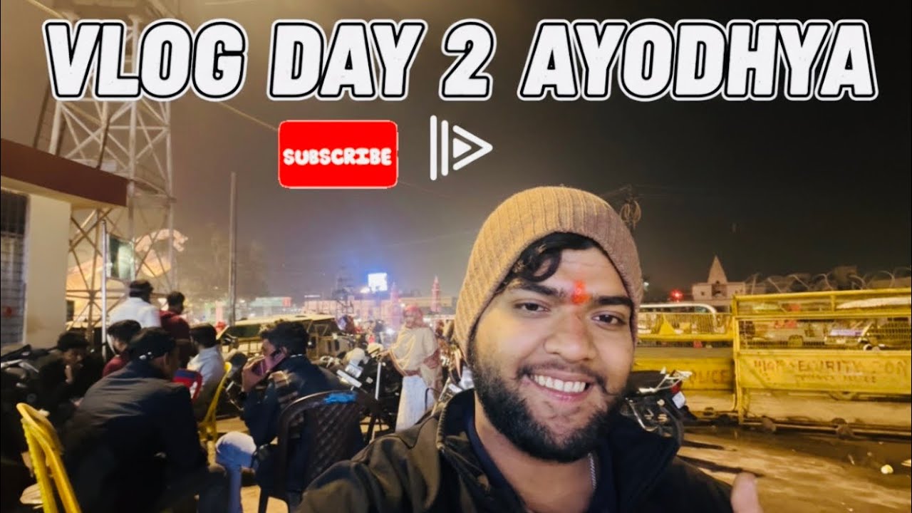 Ayodhya Day 2 Vlogs #ayodhya #vlog #youtube #like #share #suscribe #viral 