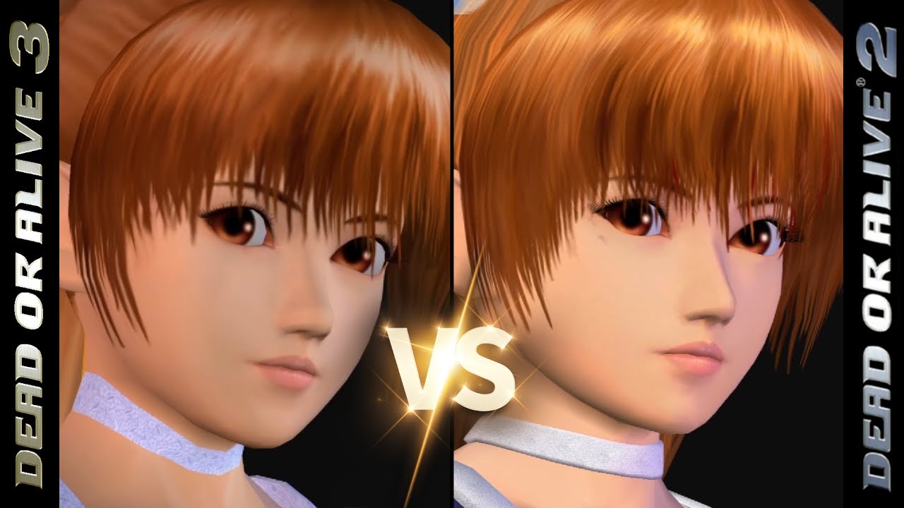 DOA3 x DOA2 ULTIMATE Characters Face Comparison