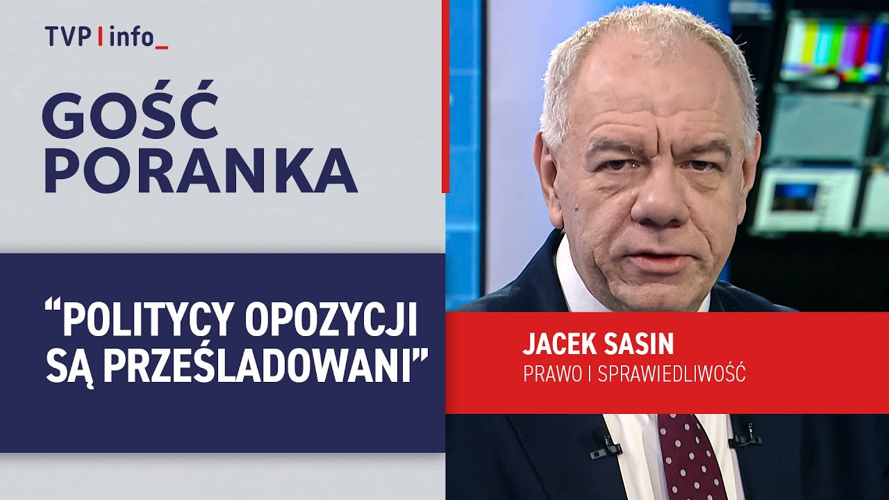 Jacek Sasin: politycy opozycji są prześladowani | GOŚĆ PORANKA
