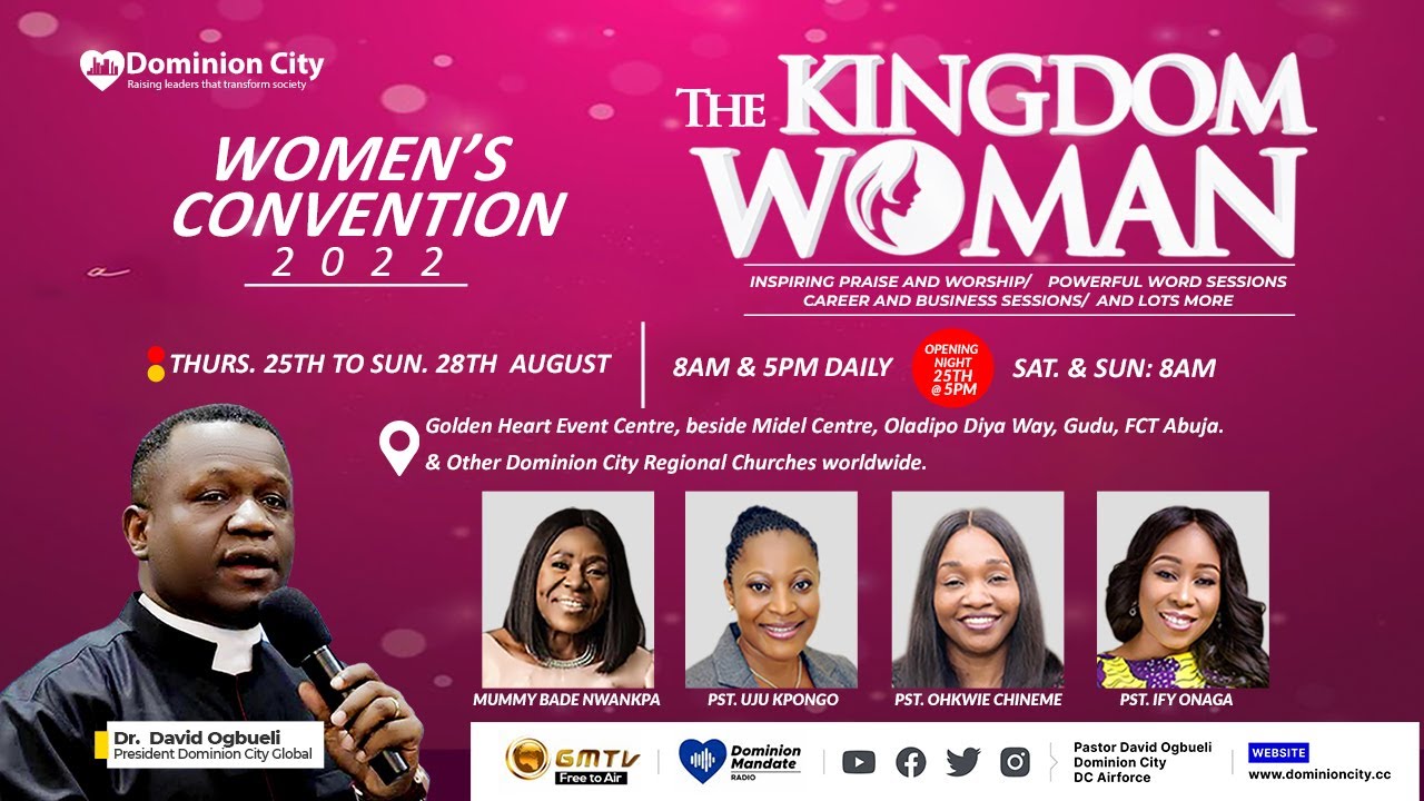 DC WOMEN CONVENTION 2022 || DAY 3(MORNING) LIVE || DR DAVID OGBUELI || 27TH AUG 2022